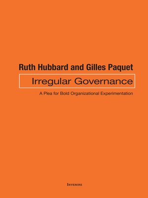 cover image of Irregular Governance